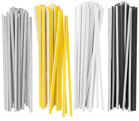 Keystone 100 feine Schleifzweige, Sortiment mit 4 verschiedenen, farbkodierten Schleifkörnungen.