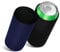 kwmobile 2X 500ml Can Dosenkühler - für Bierdosen und andere Getränkedosen - 7 x 14 cm - Schwarz Dunkelblau