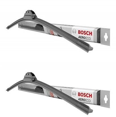 KO-BOSCHAEROECO 2x Scheibenwischer kompatibel mit Volvo XC40 Bj. ab 2017 ideal angepasst Bosch AEROECO, schwarz