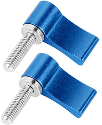 FEICHAO Lot de 2 vis à molette réglables CNC M5 x 17 pour caméra d'action GoPro