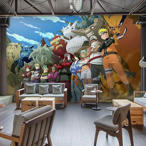 Wandbild Tapeten Anime NARUTO Peripheral Printing Wallpaper Esszimmer Wohnzimmer Hintergrund Wandbild Teenager Kinderzimmer Tapete