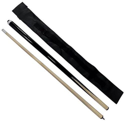 Stecca biliardo professionale cm 145 pool snooker smontabile 2 pezzi bigliardo legno carambola con fodero similpelle