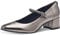 Tamaris Damen Pumps Blockabsatz Vegan; Pewter, EU 39