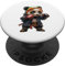 Wütender Pandabär Boxer Boxkampf Ring Kämpfer Panda Bär PopSockets mit austauschbarem PopGrip