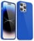 Svanove for iPhone 14 Pro Case Silicone, Glossy Soft Rubber Gel Jelly Cute Protective Plastic Simple Plain Phone Case Cover for Women Girl, Slim Thin Flexible Shockproof TPU, Royal Blue
