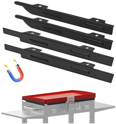 VOGHJA Upgradad Windschutz für Blackstone 71,1 cm Grillplatte, Blackstone Grillzubehör, magnetischer Edelstahl für Blackstone Grill, GS-GD-D28