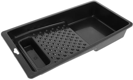 HOMOCONO Paint Tray with Paint Brush Holder for Storage Suitable for DIY and Professional Use