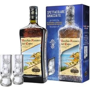 Vecchio Amaro del Capo - Confezione con 2 Bicchieri - 70 cl