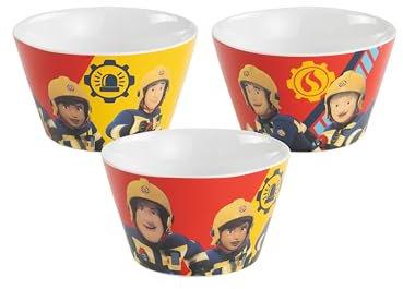 United Labels Feuerwehrman Sam Schüssel - Rainbow Müslischale Schale aus Porzellan 500ml
