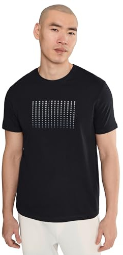 Armani Exchange Herren Plain 3D Printed Front Logo T-Shirt