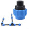 Adaptateur Mâle Raccords de Tuyau d'Eau pour Tuyau PE Connecteur PP pour Jardinage et Agriculture (32mm x 1/2)