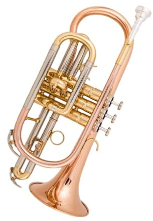 Standard Trompete B Kornett Knstrument Tragbare Taschentrompete Professionelle Anfängerleistung(Phosphor)