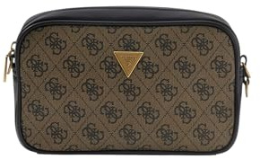 GUESS borsa a tracolla borsa da polso Milano Camera Bag Coffee marrone chiaro