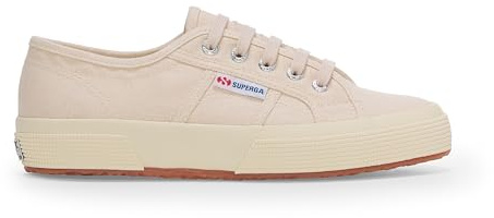 Superga 2750 Leinenschuhe, Unisex, klassische Schnür-Sneaker, atmungsaktives Obermaterial aus Leinen, gepolsterte Innensohle