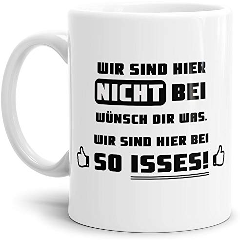Tasse mit Spruch Wünsch dir was - Kaffeetasse/Mug/Cup - Qualität Made in Germany