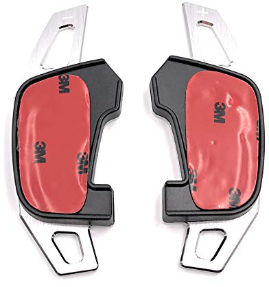 Onwomania Comandi del Cambio Shift Paddle Compatibile con Golf 7 GTI R GTD Polo GTI 20 Compatibile con Scirocco FL argento Aluminium