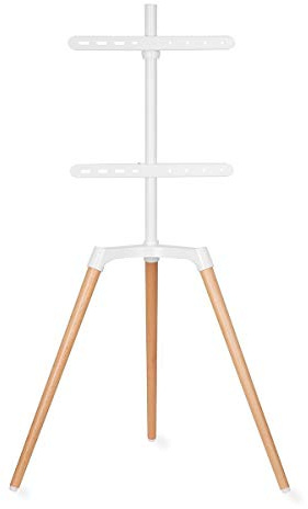 Nedis TVSM7060WT Support pour téléviseur 165,1 cm (65) Marron, Blanc
