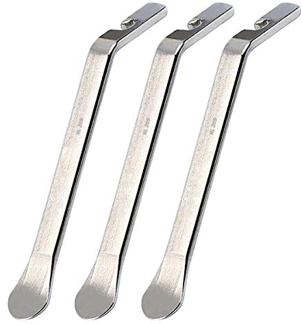 PFativant 3 Stücke Fahrrad Metall Reifenheber Set, Metall Reifenheber Montierhebel Werkzeug Fahrradreifen Reparatur Werkzeug für Auto Fahrrad