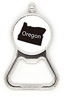 Oregon The United States of America Map Metal Beer Bottle Cap Opener Duty Stainless Steel
