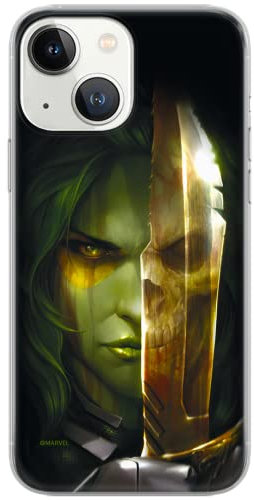 ERT GROUP mobile phone case for iPhone 13 MINI original and officially licensed Marvel pattern Gamora 002 optimally adapted to the shape of the mobile phone, case made of TPU