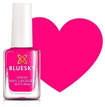 Bluesky Kids Nail Varnish - pop, rose. Pélé émouvant, non toxique, à base d'eau, vernis à ongles sans odour pour les enfants, 5 ml