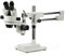 SWIFT S7-TD-144 Trinokulares Stereozoom Mikroskop,7X-45X Vergrößerung mit doppelarmigen Boom Auslegerstativ, 144 LED-Ringlicht
