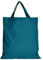 TEXXILLA 5er | 15er | 50er Pack Baumwolltasche - 28 Farben | mit Zwei kurzen Henkeln | 38x42cm | Jutebeutel | Einkaufstasche | unbedruckt, Farbe:Petrol, Menge:5 Stück