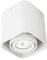 LED Aufbauleuchte, LED Aufbauspot, Aufbaustrahler GU10, Aluminium Weiss Eckig Schwenkbar 90mm x 100mm
