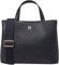 Tommy Hilfiger Damen Satchel Tasche Essential Satchel Corp Crossbody, Mehrfarbig (Space Blue), Onesize