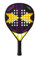 HARLEM PADEL Helix Pala de pádel, Adultos Unisex, Negro/Amarillo/Morado, Talla Única