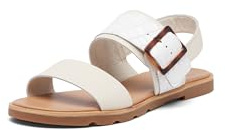Sorel Damen Ella lll Slingback Sandalen, Chalk, Gum 2, 39.5 EU
