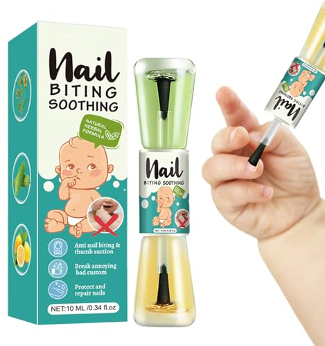 Nagellack gegen Nagelkauen, Daumenlutschen-Stopp, 10 ml Nagellack - Flüssiger, bitter schmeckender Nagellack für Kinder | Langlebiges Nagelpflegegerät für Teenager, Neugeborene, Kinder und Dyeulget