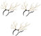 Beavorty 3St Wald Stirnband Blumenkopfschmuck Kopfbedeckung aus Hirschhorn Haarreifen Kostüm Tiara Haarschmuck Geweih Stirnband Festival-Party-Stirnband Kleidung schmücken Requisiten Harz