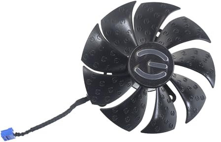 87MM PLD09220S12H RTX3080 RTX3070 Graphics Card Fan Replacement for EVGA GeForce RTX 3070 3080 TI 3090 FTW3 Cooler Fan (Black C-Fan)