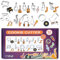 Holzsammlung Set di 12 Formine per Biscotti, Tagliabiscotti Acciaio Inox Cartone Animato Chitarra Pianoforte Forme Musica Set di Stampi Biscotti per Bambini DIY Biscotti, Fondente, Torte Decorazioni