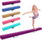 LeapBeast Schwebebalken für Zuhause, Training Klappbarer Schwebebalken mit Rutschfestem Boden und Tragetasche, Balance Fitness Ausrüstung für Kinder Training Turnen Übung (Violett, 270.0 Zentimeter)