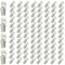 BRIOTA 100 Stück Vorhang Klammern mit Rollen, Vorhang Clips für Schiene, Vorhang Clips mit Rollen für Erkerfenster, Raumteiler, Duschräume, Wohnwagen, Autos (Weiß)