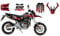 Graphics Dekor Aufkleber passend für Honda FMX 650 2005 bis 2007