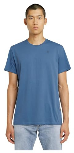 G-STAR Herren Base-S T-Shirt, Blau (Dutch Blue D16411-336-G989), S
