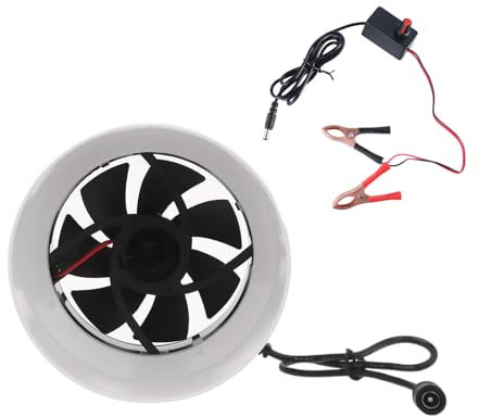 Adjustable Speed 110mm Duct Fan with 12V Clip On Controller for Kitchen & Bathroom Ventilation Efficient Air Circulation