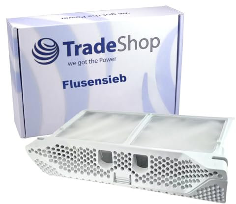 Trade-Shop Flusensieb kompatibel mit Rosenlew RTK8333W, kompatibel mit Zanker KDH8333P KDH7332P KDH8353W KDH8333 KDH8353 KDH8373 KDH7332 Trockner