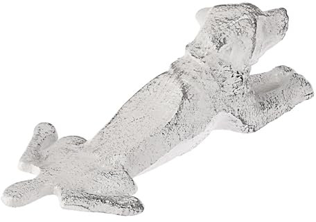 SUMTree Butée de porte rétro blanc rouillé, bouledogue