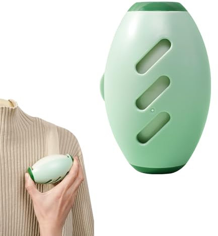 Reusable Lint Roller,Lint Remover for Clothes,Fusselrolle Kleidung,Waschbare klebrige Gel Fusselrolle Ball für Haustier Haar,Wiederverwendbarer Gel-Fusselroller für Kleidung,Reisen,Haus (Grün)