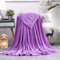 GAIFNAG Kuscheldecke Decke Sofa Strickdecke 90 x 200 cm Extra Weich, Warme Gemütliche, Pflegeleichte Weiche Fleece-Mittagspause-Decke für Bett Sofa Schlafzimmer Büro Home, Lila