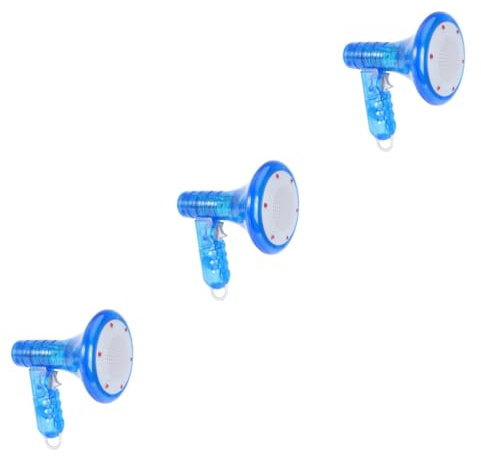 Yardwe 3 Stck. Stimmwechsler -megaphon Megaphon Für Lautsprecherspielzeug Für Multi-Voice-Changer Für Blue Plastik
