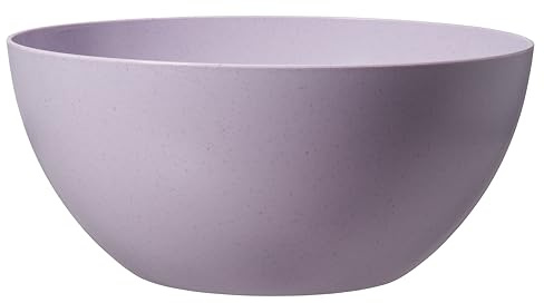 GastroMax Schüssel 7 L BIO | Lavendel | Picknick, Camping, Grillen, für drinnen und draußen | Hitzebeständig | Lebensmittelsicher und BPA-frei | Spülmaschinen- und mikrowellenfest | L32 x W32 x H14 cm