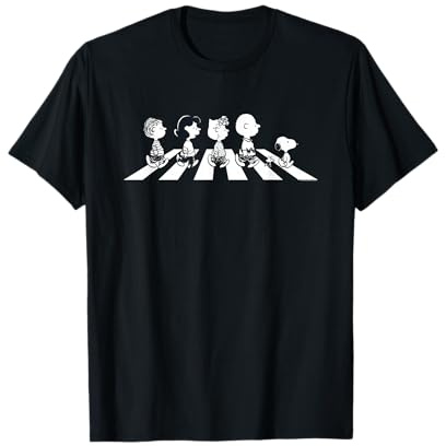 Peanuts - Snoopy Charlie Brown Crossing Street T-Shirt