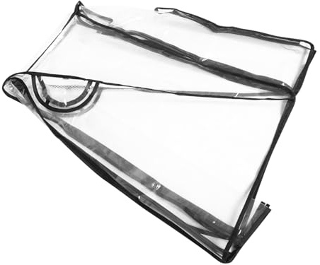 Regenschutzhülle für Kinderwagen und Trolley, Peva, Schwarz | Portable Hülle für Outdoor Einsatz, Regen und Windschutz, Universell für Stroller