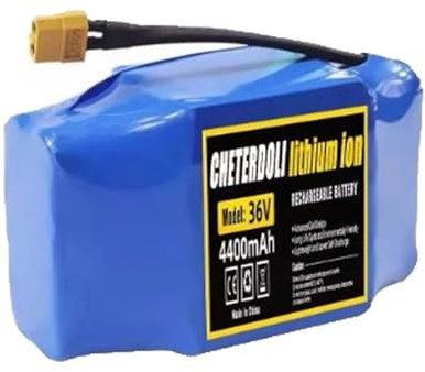 Batterie Lithium 36V 4.4Ah/6.8Ah pour Vélo Électrique, Pack Batterie Lithium 10S2p BMS Intégré,Convient aux trottinettes électriques et aux vélos à pédales 36V 6.8Ah