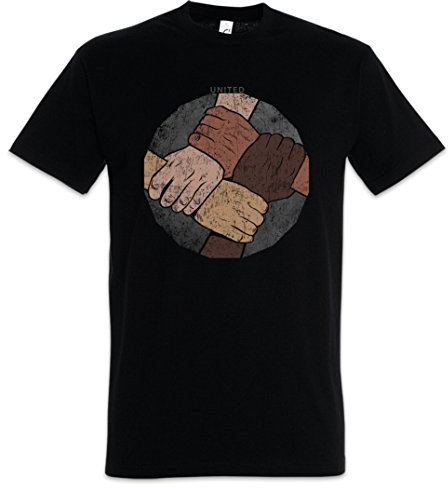 Urban Backwoods United Men T-Shirt Black Size XL